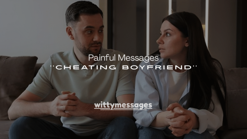 Painful Messages to a Cheating Boyfriend